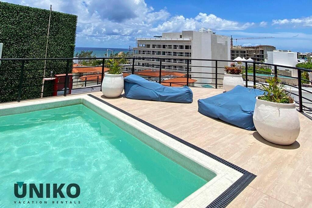 1 Block To The Beach 2Br 6Pax Rooftop Pool King Bed Playa del Carmen Esterno foto