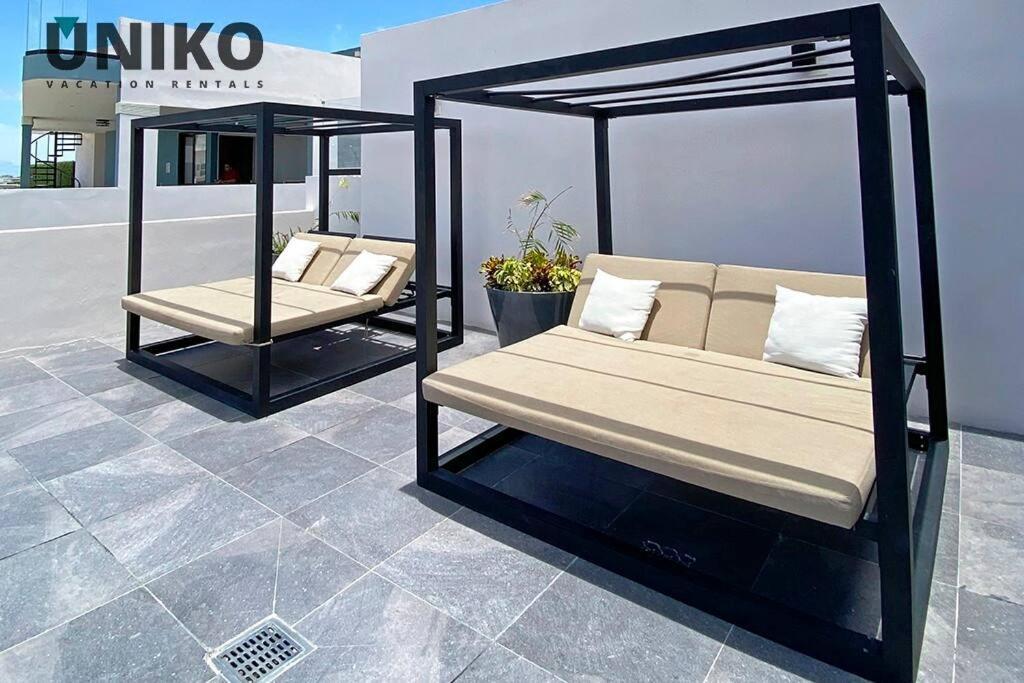 1 Block To The Beach 2Br 6Pax Rooftop Pool King Bed Playa del Carmen Esterno foto