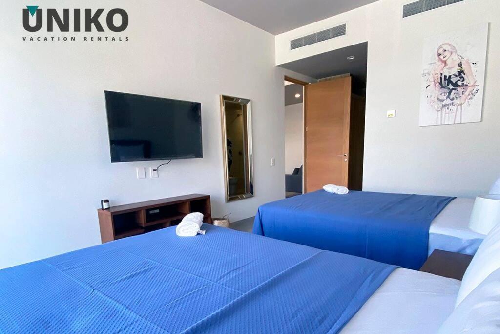 1 Block To The Beach 2Br 6Pax Rooftop Pool King Bed Playa del Carmen Esterno foto