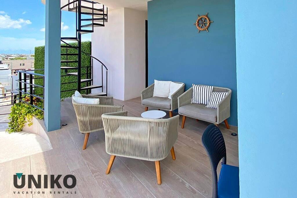 1 Block To The Beach 2Br 6Pax Rooftop Pool King Bed Playa del Carmen Esterno foto